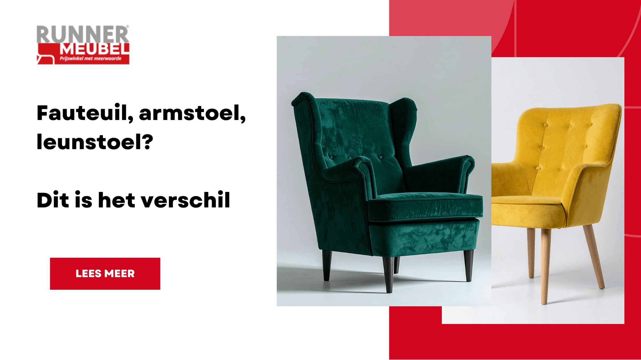 Fauteuil, armstoel, leunstoel
